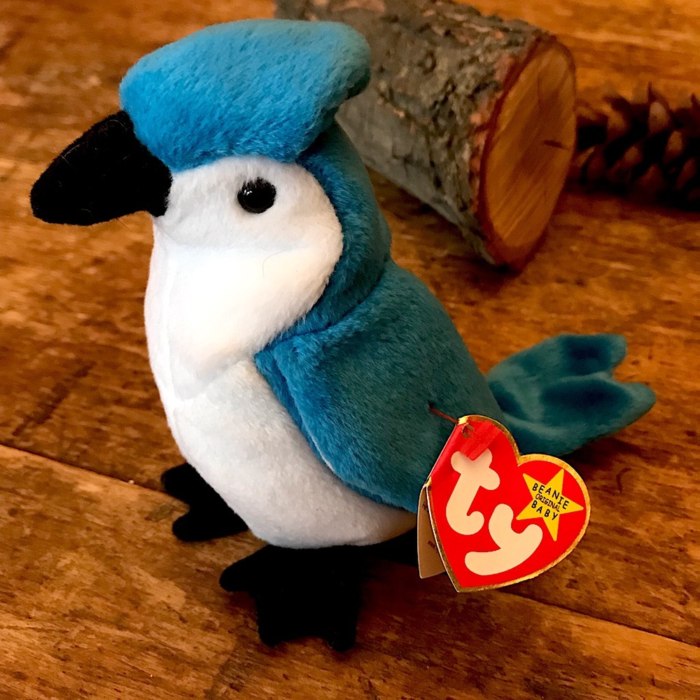 ‘Rocket’ ty Beanie Baby Blue Jay